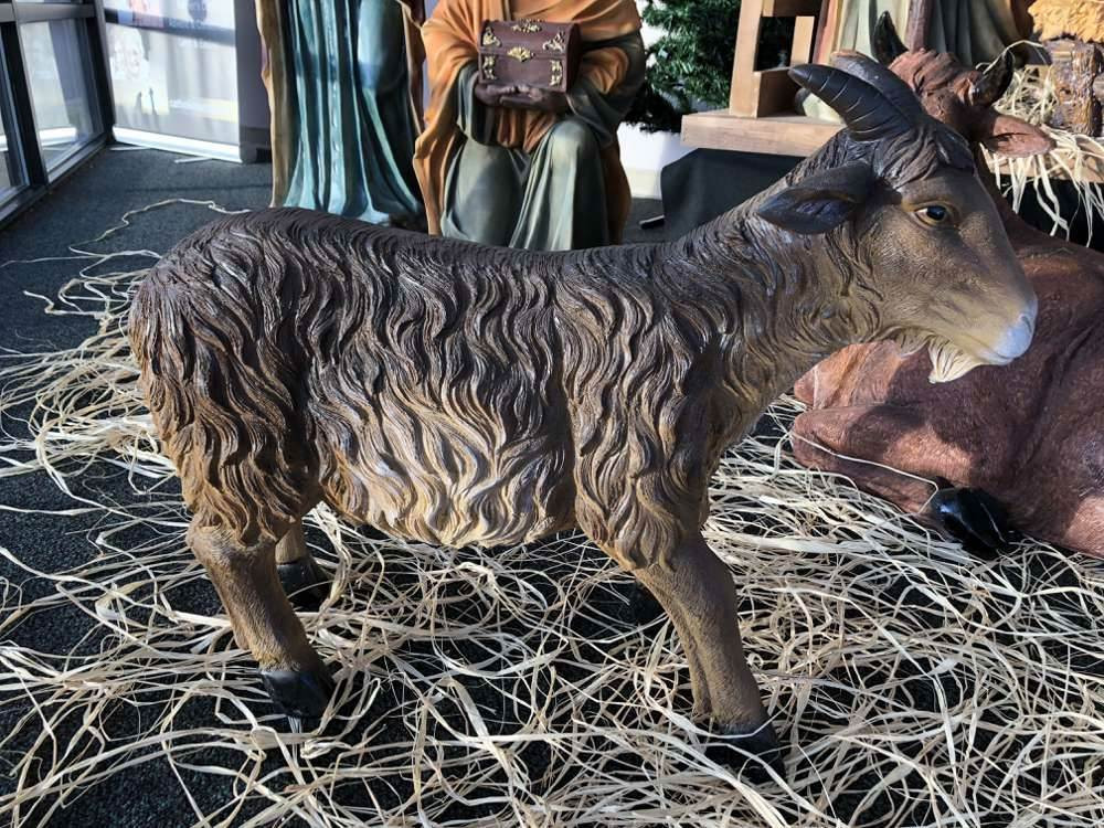 28" Nativity Goat Heaven's Majesty Outdoor Decor
