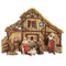 An image of the classic nativity scene featuring six resin pieces.