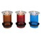 Three Choices of Glass Color: Amber Glass, Red Glass, Blue Glass