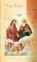 The Holy Trinity Folder. Folder is a 2 Page pamphlet about the Holy Trinity and the pamphlet is gold stamped Italian art. Folder measures 5.375" X 3.25".   