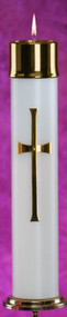 Christ Candle -Available in any size. Call for pricing. Followers are sold separately. 