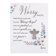 Worry Angel Pin. Angel Pin measures .75" and is made of zinc alloy - lead free.
SILVER