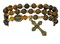 6mm Tiger Eye beads make up this full stretch rosary bracelet. The bracelet when off the wrist is a full rosary to pray on. 