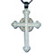 silver budded pectoral cross
