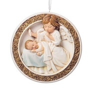 This traditional collection is the perfect baby gift to decorate the nursery. This cradle medal is a lovely reminder that every child has a guardian angel! Order while supplies last