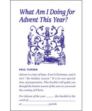 What Am I Doing for Advent This Year? will help you enter into the wisdom of Advent--the season of joyful expectation and spiritual preparation for the coming of Christ. Though brief and direct, this booklet Advent as an opportunity for spiritual focus and renewal at a usually hectic and exhausting time of year. It invites you to take stock of your customary ways of observing the four weeks and of your spiritual state at this moment.


Paul Turner offers engaging descriptions of Catholic Advent practices and explores three memorable figures of the Advent scriptures--Isaiah, John the Baptist, and the Virgin Mary. He then guides you through a reflection process that will lead you to fresh insights and resolutions for this Advent season.