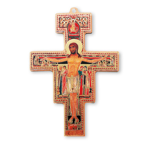 5" San Damiano Wall Crucifix, 24595