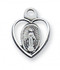 1/2" Sterling Silver Miraculous Medal. Medal comes on a 16" rhodium plated chain. Deluxe Gift Box Included. Made in the USA