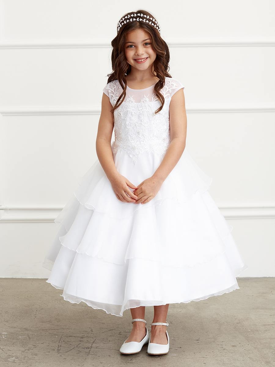 tulle bodice ruffle dress