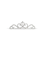 Rhinestone Tiara. This tiara is the perfect accessory for that beautiful communion dress! Click on picture for large image. 