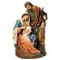 25.5" Holy Family with Mary Seated and Jesus in her Lap. This resin/stone statues stands 25.5"H. 