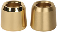 Candle followers in Satin or High Polished Brass or Bronze in various sizes