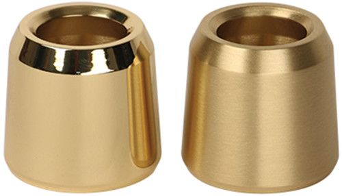 Candle followers in Satin or High Polished Brass or Bronze in various sizes
