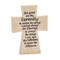 4.25" Serenity Prayer Cross. Made of a resin/stone mix