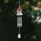 18"L Cardinal Memorial Windchime. "When a Cardinal Appears". Made of a resin/stone mix. Dimensions: 17"H 2.6"W 3.2"L