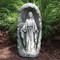 LED Solar Our lady of Grace Garden Statue. Made of a resin stone mix. 