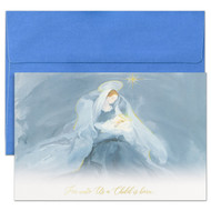 A Child is Born Petites Boxed Holiday Card