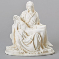 8" White Pieta Figure, Renaissance Collection