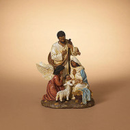 Resin African American Nativity One Piece Figurine