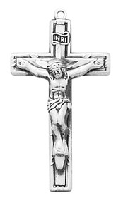 Antique Pewter Crucifix 