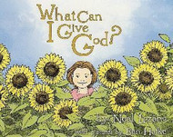 Local Author!  Celebrating her birthday, Anna makes a wish that reveals a special gift God has placed within her heart. Later, while sitting with her grandma in a secret garden of sunflowers, Anna asks, "What Can I Give God?" Grandma's story of a little boy who gave all he had to Jesus shows Anna that the very best gifts are those we can give back to God. 

Through the stories of Anna and Jesus, What Can I Give God? helps children learn about gifts an dgiving -- and prepares them to discover God's wonderful purpose for their lives. 