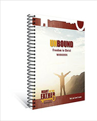 *updated version of the Unbound Freedom in Christ Companion Guide
The Unbound Freedom in Christ Workbook includes: testimonies to encourage you, outlines to guide you, daily reflections to challenge you, and space to record what God is doing in your heart and mind as you go through the Unbound material.  Detailed conference notes enable you to “hear again” the truths shared by Neal and Janet in their talks.
The Unbound Freedom in Christ Workbook includes: testimonies to encourage you, outlines to guide you, daily reflections to challenge you, and space to record what God is doing in your heart and mind as you go through the Unbound material.  Detailed conference notes enable you to “hear again” the truths shared by Neal and Janet in their talks