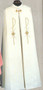 Cope, Primavera Fabric 1205 
Cope is made from Primavera Fabric, (100% Polyester) Colors: Red, Green, Purple, White and Rose. Also Available Matching Chasuble, Dalmatic, Overlay and Stole. These items are imported from Europe. Please supply your Institution’s Federal ID # as to avoid an import tax. Please allow 3-4 weeks for delivery if item is not in stock