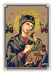 Our Lady of Perpetual Help Mass Card. 4 7/8" x 6 3/4". 100 per box (Gold Ink)
Inside Verse:
The Holy Sacrifice of the Mass
will be offered for the repose
of the soul of ________
Rev_______(right side)
Cross (graphic)
With the sympathy of _________ (left side)