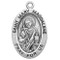 Patron saint of penitent women ~ 7/8" oval sterling silver medal with a 20" genuine rhodium plated chain. Choice of  or gold filled medal. Comes in a deluxe velour gift box. Engraving option available.

 