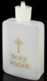 Holy Water Bottle 4 ounce with gold stamped design.  Holy Water IS NOT INCLUDED. You get that from your Church!