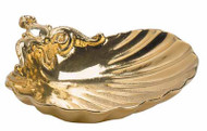 Cast bronze, 5-3/4" diameter. Nickel Plated or 24KGold Plated.