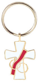 Deacon's Wife Keyring. Measures 1 1/2"