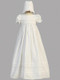 Marie ~ Smocked Bodice Cotton Gown with Bonnet.  Sizes : 0-3m (7-12lb), 3-6m (12.5-16lbs) , 6-12m (16.5-20lbs), 12-18m 24.5-27lbs). Made In USA.