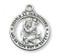 1" Sterling Silver Saint Christopher Round Open Medal. Cut Out medal comes on a 20" Rhodium Plated Chain. St Christopher Medal comes in a Deluxe Gift Box Included. Made in the USA