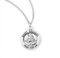 Medal comes with n 18 genuine rhodium plated curb chain and is made in the USA.