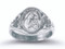 Sterling silver Our Lady of Perpetual Help Ring with Sacred Heart Inside.  Comes in a deluxe velour gift box. Sizes 5-9. Made in the USA. 
