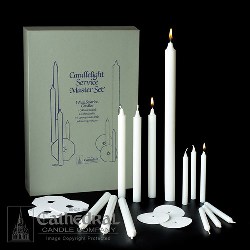 Complete Church Candle Set 
 