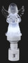 Praying Angel Acrylic Night Light. White LED. Dimensions: 7.375"H x 2.75"W x 2.875"D