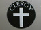 "Clergy" 5-1/2" Round Magnet