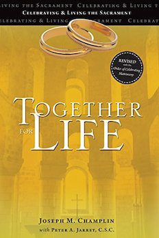 Together for Life has been the most trusted source for wedding planning in the Catholic Church for more than forty-five years. This new edition of Together for Life contains the new texts of the most recent translation of the Order of Celebrating Matrimony. It includes all the tools engaged couples use when meeting with a priest, deacon, or lay parish minister to plan their weddings and prepare for living the sacrament of Marriage. 

Together for Life includes:
Approved texts for the Order of Celebrating Matrimony and prayers from the Roman Missal “The Word Brought Home,” scripture commentaries by Catholic leaders
Catechetical commentary by Rev. Peter Jarret, C.S.C., to help couples deepen their understanding of the Church's liturgy 
Hints for incorporating ethnic and cultural devotions and practices into a Catholic wedding
Sample intercessions
How-to guides to help parish ministers
FAQ section about the celebration of Catholic weddings
Size: 6 x 8, 134 pages. Together for Life is also available in Spanish. The material in Together for Life is supported by TogetherforLifeOnline.com.