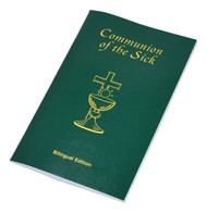 Communion of the Sick is a valuable service booklet for Extraordinary Ministers of the Eucharist that contains all appropriate readings as well as a series of beneficial pastoral instructions and guidelines. Includes texts for both Communion in Ordinary Circumstances and Communion in a Hospital or Institution. Commentary, history, and appendices have been written for Communion of the Sick by renowned author Rev. Joseph M. Champlin. Printed in large type and in two colors with text set in both English and Spanish, Communion of the Sick is bound in a flexible green paper cover. A handy, essential resource for all Extraordinary Ministers of the Eucharist.. Size: 4 3/8 X 6 3/4. 80 pages