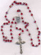 Red Aurora Borealis Rosary.  Perfect Gift for Confirmation!