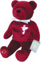 9" Tall Bear has Holy Spirit Dove on his upper front and is holding the Holy Bible.
