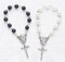 The Perfect Party Favor! Communion one decade rosaries. Black or White. Bulk Pricing available. Will show up when checking out!