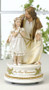 Musical Jesus and Girl Child Figurines that play "The Lord's Prayer". Dimensions: 7.25"H x  3.75"W x 3.75"D. Gift Boxed