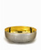 Open Ciborium Bowl is available in Silver, Gold- Line or 24K gold plate with Straw Textured Finish. Bowl is 6 1/8" Diameter. Ht. 2 1/8". Holds 300 host based on 1 3/8" host. 