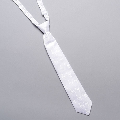 First Holy Communion White Tie Cross Tie Clip Boys 