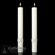 The Good Shepherd Side Altar Candles. Enhance the Presence of the Paschal Candle-a perfect decorative touch!. 51% Beeswax ~ Made in the USA