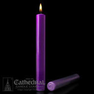
Purple Beeswax Candles. Accent the Liturgical Season with these fine Purple 51% Beeswax