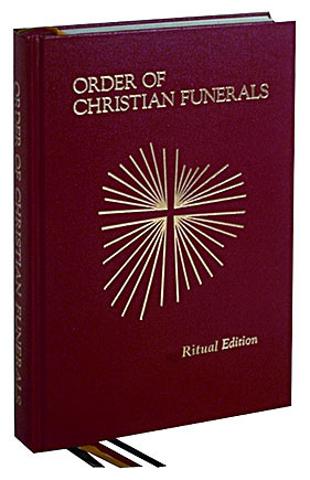 A handsomely bound, gold-stamped book, the Minister's Edition contains the basic texts for Vigil Services, funeral liturgies, and committal services for adults and for children, plus the optional texts for various situations, Morning and Evening Prayer for the Dead, the complete funeral lectionary, and model litanies. A bound-in music supplement of more than 100 pages matches the music in the People's Edition. Large, easy-to-read type is printed in two colors, and ribbon markers assure easy use. 488 pages. -- Hardcover -- 7 1/4 x 10 1/2" H